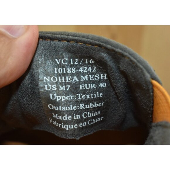 ?OluKai Nohea Shoes Men\'s US 7 Mesh Gray Slip-On Folding Heel Loafer 10188-4242